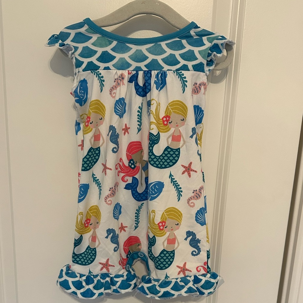 Millie loves Lily 3 months Mermaid Romper 🧜‍♀️